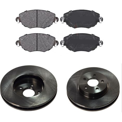 KIT FRENI ANTERIORI compatibile con FORD MONDEO III , TRE VOLUMI, TURNIER(B5Y,B4Y,BWY) - DISCHI + PASTIGLIE OEM: FDB1425 / 17151 /SOSTITUZIONE DIRETTA/BASSA POLVERE/SILENZIOSO (1/5)