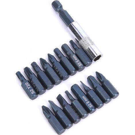 17-teiliges multifunktionales magnetisches Schlitz- und Kreuzschlitzschraubendreher-Bit-Set (1/5)