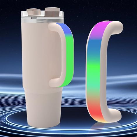 Stanley Cup – Beleuchteter Griff – 6 LED-Farben – Kompatibel mit 1,2-l-/850-ml-Stanley-Cups – Ideal für Gartenpartys und den Heimgebrauch (Cups nicht im Lieferumfang enthalten) (1/5)