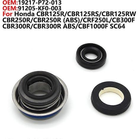 Joint d'huile de pompe à eau moteur applicable, kit de joints pour Honda CBR250R CBR300R CBR125R CBR125RS CBR125RW CRF250L CB300F CBF1000F SC64 () (1/5)