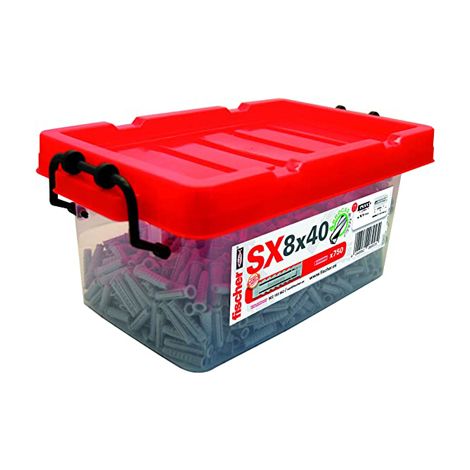 Caja de 750 tacos "SX Plus" Ø8x40mm 568733 fischer (1/2)