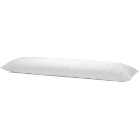 Traversin mémoire de forme plat 140cm – Garnissage mousse viscoélastique et fibres creuses – Confort ergonomique – Lavable en machine à 40° – Bleu Calin