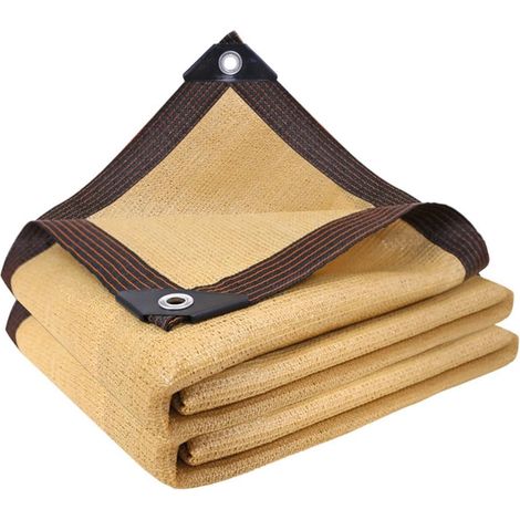 Voile d'ombrage – Auvent rectangulaire en Maille de Protection UV  Auvent de terrasse avec Filet d'isolation Thermique épais et Cordes  Parasol extérieur pour Balcon, Jardin, pergola, Porche (1/5)