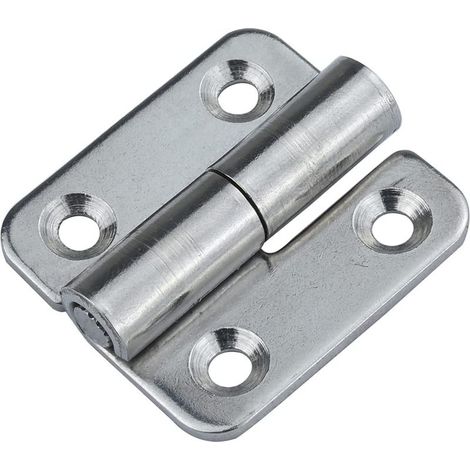 Paquet de 6 charnières amovibles 1.5 petites charnières de drapeau à joint coulissant charnières de porte amovibles en acier (1/5)