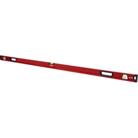 Niveau à bulle magnétique STIER Premium à trois fioles, 1 800 mm ± 0,5 mm/m
