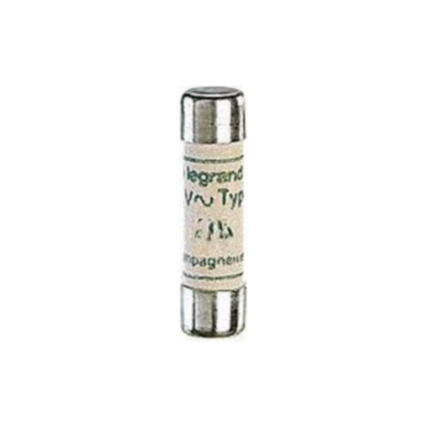 Cartouche industrielle cylindrique type aM 8,5x32mm sans voyant 2A LEGRAND 012002 (1/2)