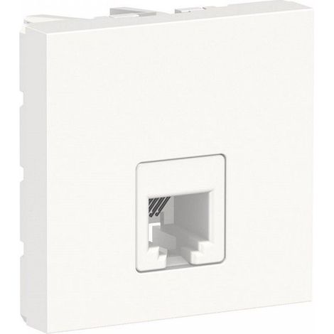 Presa telefonica RJ12 2 moduli polari SCHNEIDER NU349718