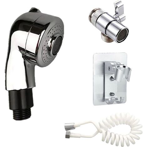 Accueil salle de bain évier robinet pulvérisateur robinet Extension buse réglable douche ensemble ventouse montage mural Installation facile 4 pièces