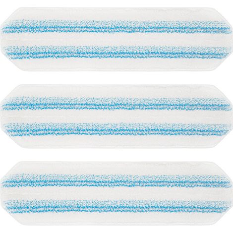 Lot de 4 lingettes de rechange en microfibre pour balai Vileda H2PrO et O-Cedar H2PrO, accessoires lavables pour balai, housse pour balai à franges (1/5)