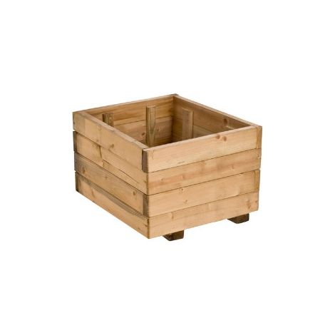 Fioriera Rustica Pino 40X40Xh27Cm Forest Style (1/2)