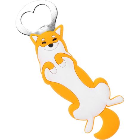 Ouvre-bouteille Forme Chien en Métal Ergonomique Aimant, Ouvre-bière et Canette Cuisine et Camping, Design Adorable et Compact (1/5)