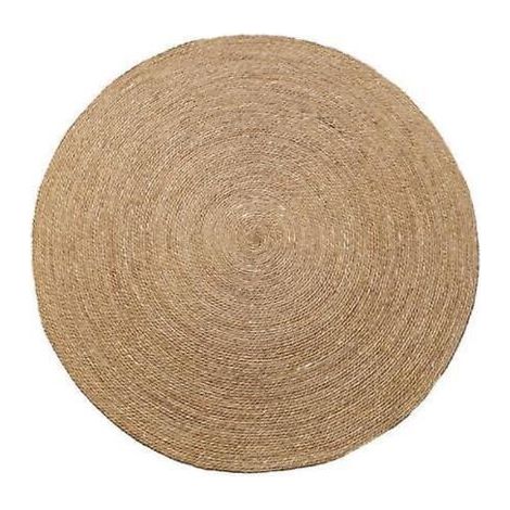 Runde Jute-Fußmatte, 40 cm Durchmesser (1/3)
