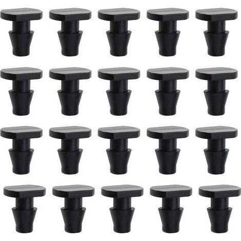100pcs Bouchon de Tuyau d'irrigationTuyau Goutte à Goutte Embouts Irrigation Capillaire Petit Bouchon Accessoires pour Jardin Arrosage Irrigation (1/5)