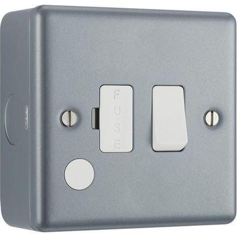 Masterplug MC550F-01 Metal Clad Switched Fused Connection Unit 13A MSTMC550F