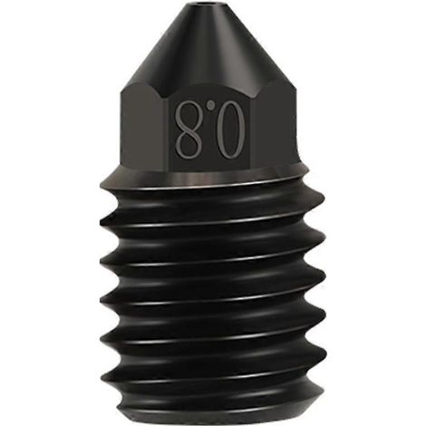 Stück 0,8 mm Düse aus gehärtetem Stahl für 3D-Drucker, Ersatzteil Hotend kompatibel mit Bambu Lap X1/P1P, robuste, verschleißfeste Düse.