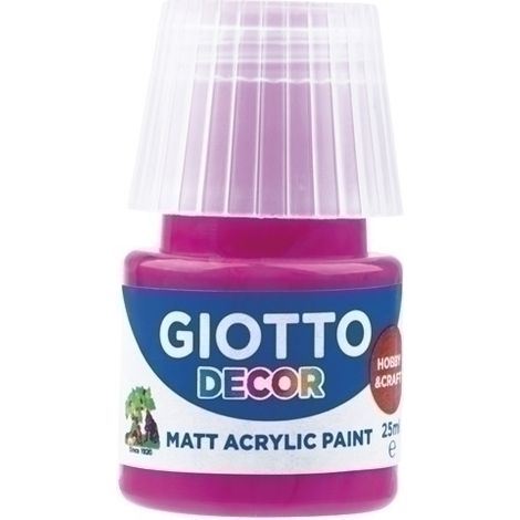 PINTURA ACRIL.GIOTTO 25 ml MAGENTA - Pack de 6 unidades