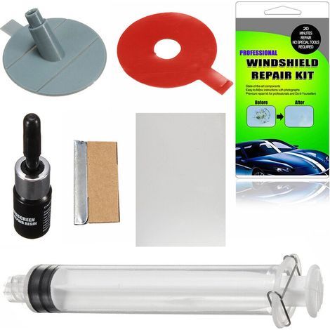 Kit de réparation de pare-brise à faire soi-même, kit de réparation des rayures sur le pare-brise de voiture pour réparer les fissures, les éclats et les rayures sur le verre automobile, autres pièces (1/5)