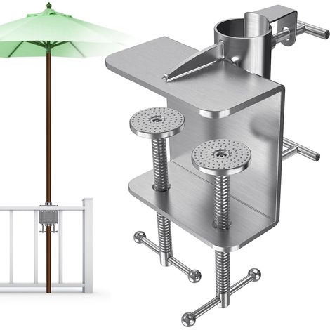 Pince Parasol Balcon Pied Parasols Fixe Terrasse/Double (1/5)