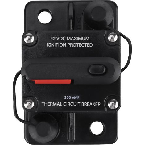 DC12V-42V Autoradio-Audio-Inline-Schutzschalter mit manueller Rückstellung (200A) (1/5)