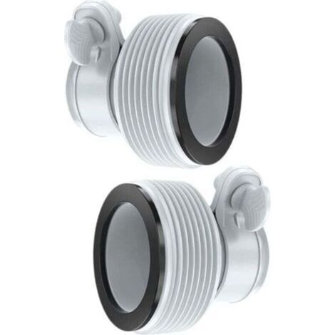 Intex Kit adaptateur de conversion de tuyau B pour tuyau Intex B Pool 3,2 cm à 3,8 cm Pièces de conversion de rechange (1/4)