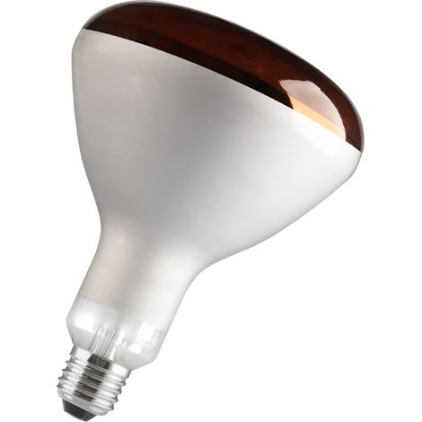 lampe infrarouge - e27 - 250w - r125 - rouge - bailey ri7125240250r