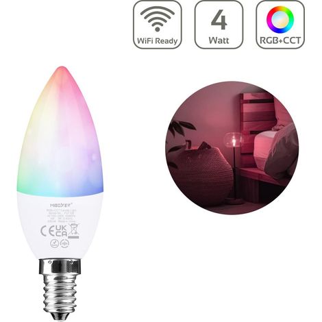 MiBoxer RGB+CCT Lampe 4W E14 2.4GHz WiFi ready FUT108 (1/5)