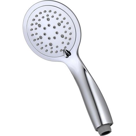 Kibath Kit Barra de Ducha 5 posiciones con equipo NAV redondo acabado CROMO brillo fabricado en acero inoxidable (1/4)