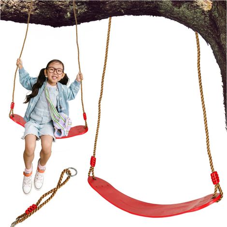 Columpio de jardín infantil de tablero plano
