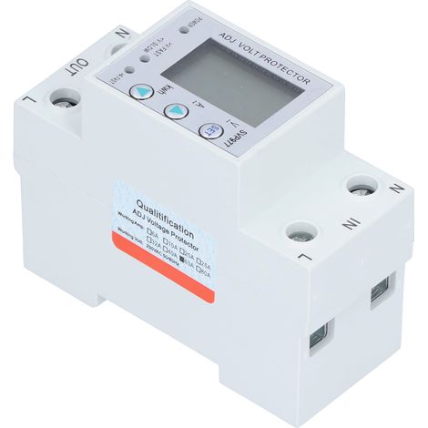 Überwachungsschutzgerät mit einstellbarer Spannung, Stromstärke und digitaler Anzeige, Schutzgerät, 230 V, 63 A (1/5)