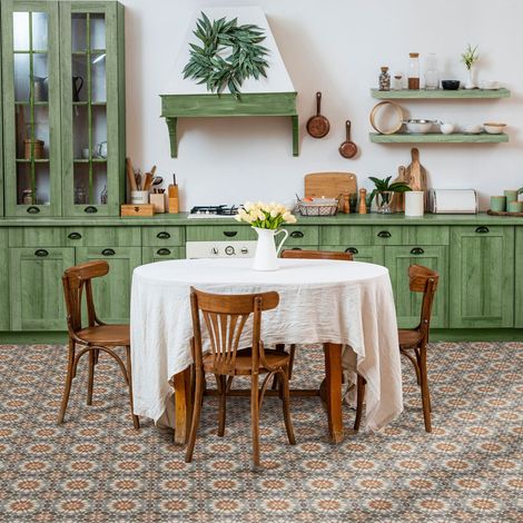 Carrelage Imitation Carreaux de Ciment ANDALUSIA Zaida 20x20cm (1/4)