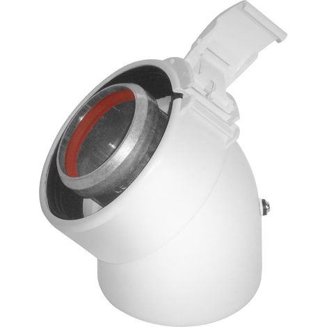 Codo de 45° 80/125 Alu/pvc