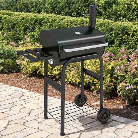 Barbecue au charbon pliable en métal 83 x 46,5 x 115 cm (1/5)