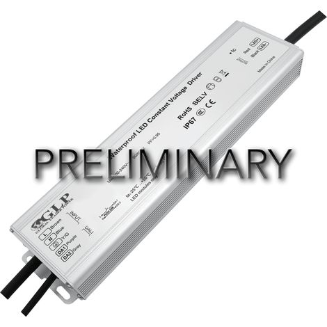 GEMC-100-24-DA: GEMC-100-24-DA: Driver LED GLP 24V/4.17A 100W CV DALI2 Push Dimming, custodia metallica sottile IP67