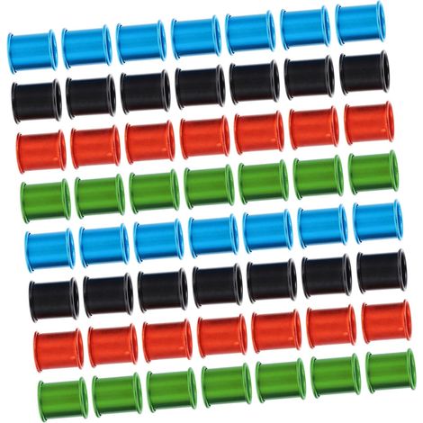 100 Pieces Colorful Aluminum Pigeon Leg Rings for Birds and Poultry, Easy Identification and Reusable, Practical Accessory for Pigeons, Random Color (1/5)