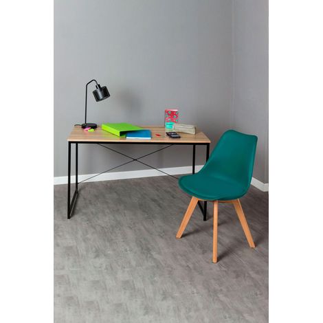 Conjuntos de mesa y sillas - Conjunto Escritorio Dek y Silla Synk Basic - Verde azulado (1/5)