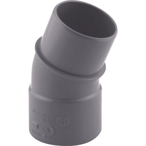 Coude PVC à 22°30 MF Ø 40 -NF- Le lot de 10 (1/2)