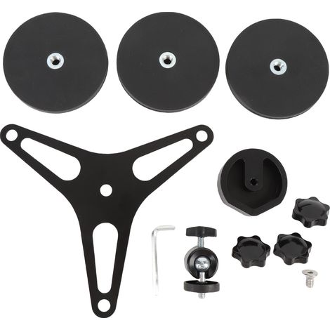 Support magnétique Satellite pour voiture, adapté aux Mini Angles réglables, antennes portables de couleur noire, Base magnétique de toit pour véhicules (1/5)
