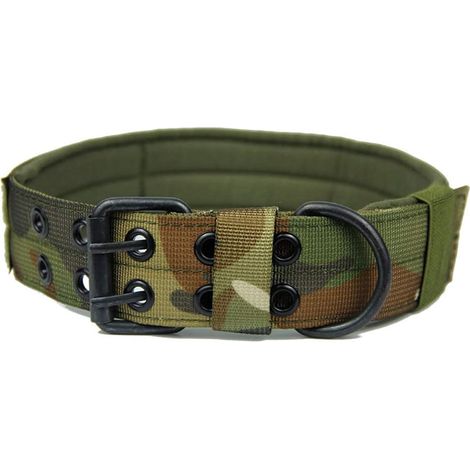 Collier réglable en nylon pour animaux de compagnie (CP camouflage L)