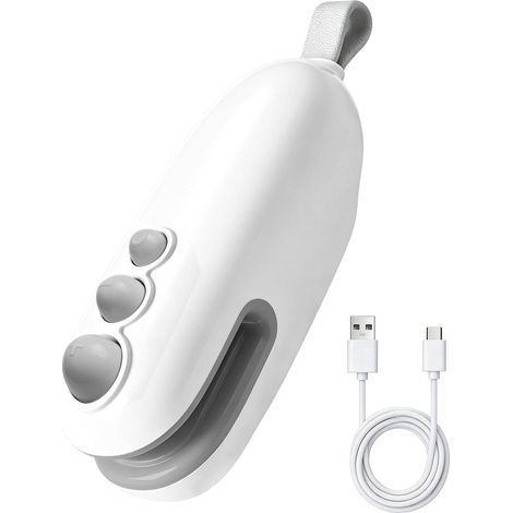 Sollbry Mini Scelleuse Thermique 2-en-1 Rechargeable USB avec Cutter pour Sacs Plastique, Scelleur Sachet Alimentaire Magnétique Portable pour Conserver (1/5)