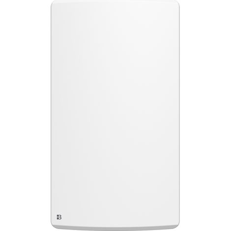 Radiateur électrique fixe à inertie sèche céramique 1500W Bestherm ARIA vertical blanc
