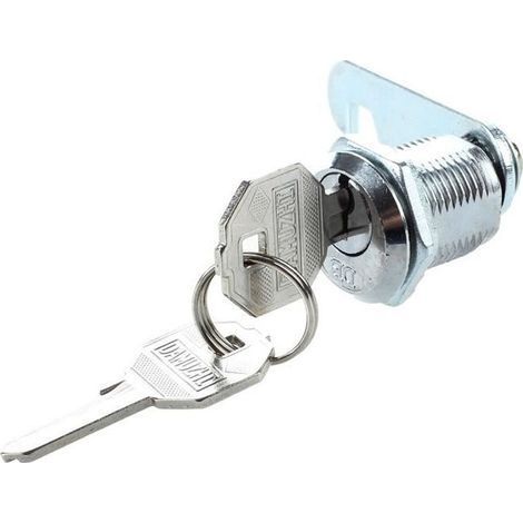 Nockenschlosszylinder für Briefkasten/Schublade, 20 mm, und 2 Schlüssel (1/4)