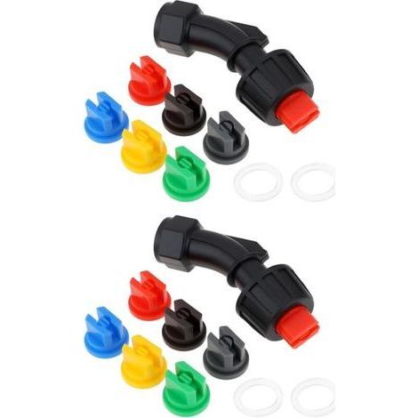 Lot de 2 Buses De Pulvérisation 110°, Filetage M14 x 1,5 mm, Plastique PP Pour Agriculture (1/5)