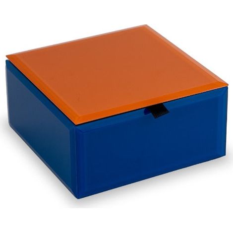 Cofanetto Contenitore in Vetro 11,5x11,5x5,7 cm