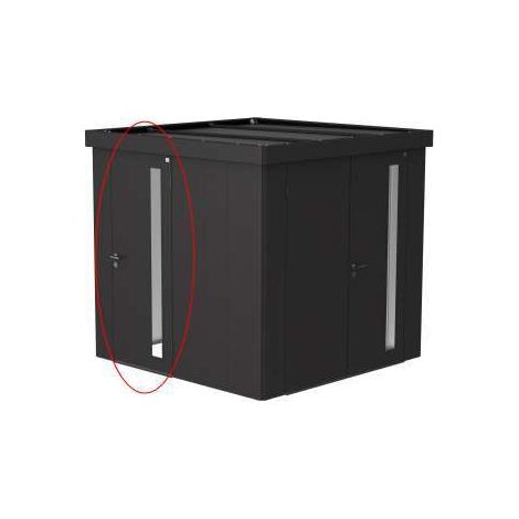 Porta aggiuntiva HighLine, Panorama, AvantGarde grigio scuro metallizzato