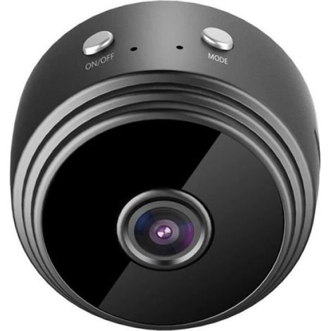 Caméra IP WiFi Mini A9 Full HD 1080P - Vision nocturne - Enregistreur Vidéo - Noir - Sécurité Maison (1/4)