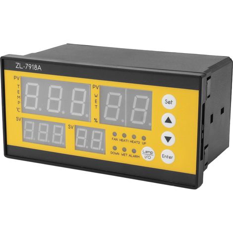 Capteur de température et d'humidité pour incubateur, voyant LED, contrôleur spécial en anglais pour incubateur 100-240 V (1/5)