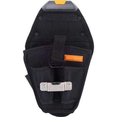 Sacoche à outils multifonctionnelle de 29 cm (11,4 pouces) avec ceinture porte-outils, organisateur d'outils pour électricien et charpentier, en tissu Oxford épais résistant à l'usure. (1/5)