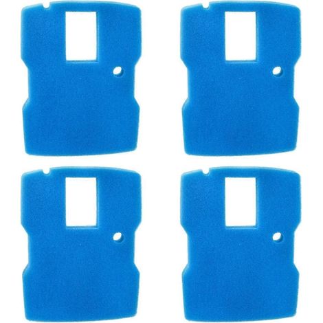 Lot de 4 recharges de coton filtrant pour bassin/éponge filtrante pour fontaine pour filtres de bassin CUF-6000 et pompes de fontaine de 660 gallons/heure. (1/5)