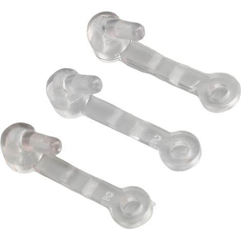 Lot de 3 capuchons adaptateurs en silicone pour tubulure d'appareil respiratoire, empêchant les fuites de la valve et servant de connecteur d'oxygène pour visière de protection. (1/5)