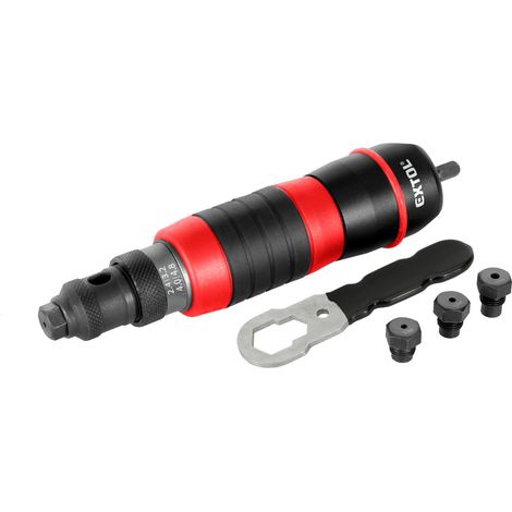 Accesorio de remachado EXTOL para taladro, para remaches ciegos de 2,4 a 4,8 mm, CrMo 8813752 (1/2)